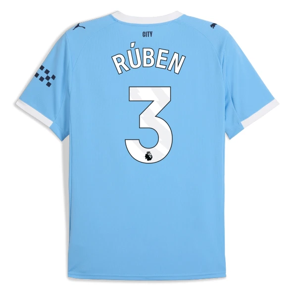 Levné Mužský Fotbalový Dres Manchester City Ruben 3 Domácí 2025-26 Levné Mužský Fotbalový Dres Manchester City Ruben 3 Domácí 2025-26