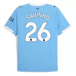 Levné Mužský Fotbalový Dres Manchester City Savinho 26 Domácí 2025-26