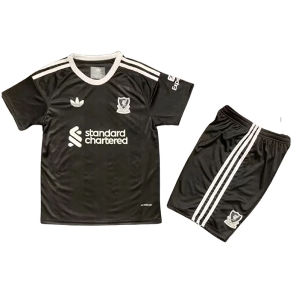 Levné Dětský Fotbalový Dres Liverpool Brankářské 2025-26 Černá Levné Dětský Fotbalový Dres Liverpool Brankářské 2025-26 Černá