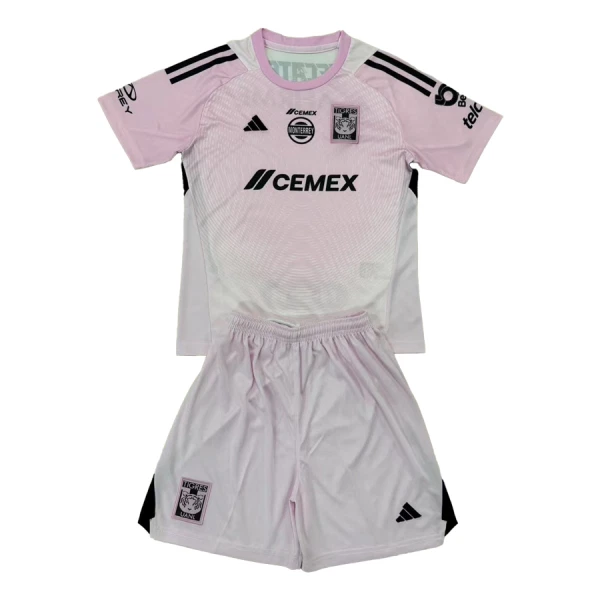 Levné Dětský Fotbalový Dres Tigres UANL Brankářské 2025-26 Růžová Levné Dětský Fotbalový Dres Tigres UANL Brankářské 2025-26 Růžová