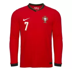 Levné Mužský Fotbalový Dres Portugalsko Ronaldo 7 Domácí 2025 Dlouhý Rukáv