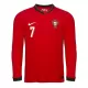 Levné Mužský Fotbalový Dres Portugalsko Ronaldo 7 Domácí 2025 Dlouhý Rukáv