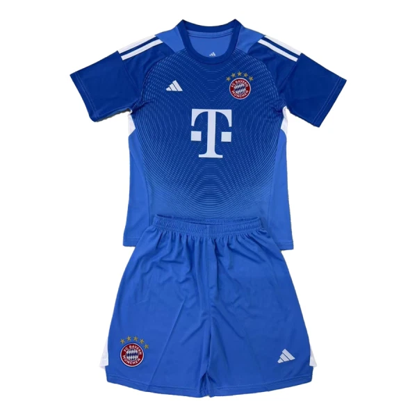 Levné Dětský Fotbalový Dres FC Bayern Mnichov Brankářské 2025-26 Modrá Levné Dětský Fotbalový Dres FC Bayern Mnichov Brankářské 2025-26 Modrá
