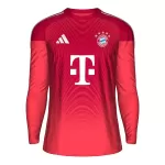 Levné Mužský Fotbalový Dres FC Bayern Mnichov Brankářské 2025-26 Červená Dlouhý Rukáv