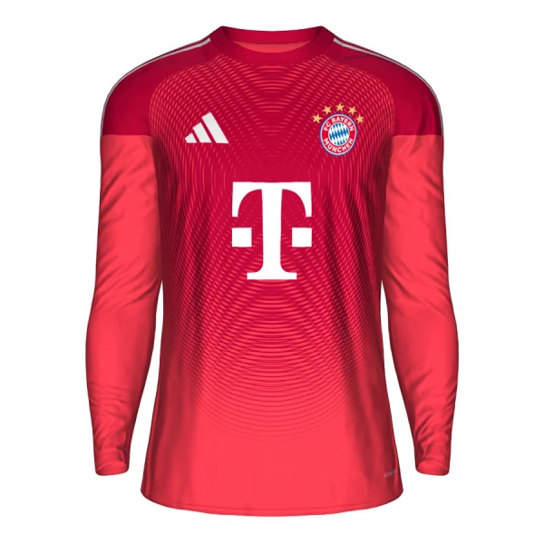 Levné Mužský Fotbalový Dres FC Bayern Mnichov Brankářské 2025-26 Červená Dlouhý Rukáv Levné Mužský Fotbalový Dres FC Bayern Mnichov Brankářské 2025-26 Červená Dlouhý Rukáv