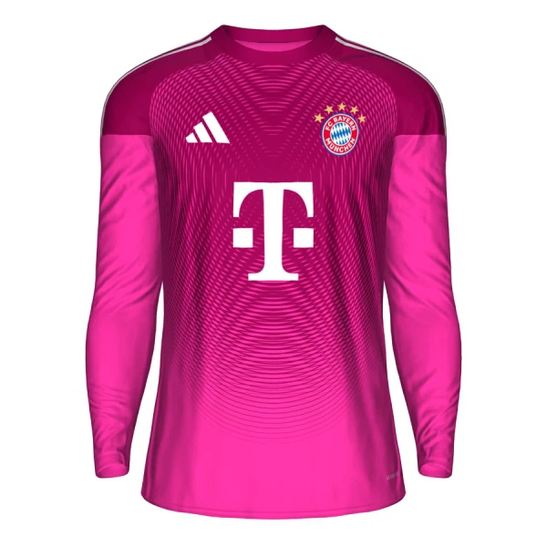 Levné Mužský Fotbalový Dres FC Bayern Mnichov Brankářské 2025-26 Růžová Dlouhý Rukáv Levné Mužský Fotbalový Dres FC Bayern Mnichov Brankářské 2025-26 Růžová Dlouhý Rukáv