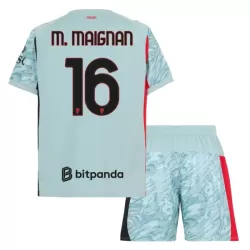 Levné Dětský Fotbalový Dres AC Milán M. Maignan 16 Brankářské 2025-26 Modrá Levné Dětský Fotbalový Dres AC Milán M. Maignan 16 Brankářské 2025-26 Modrá