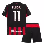 Levné Dětský Fotbalový Dres AC Milán Pulisic 11 Domácí 2025-26