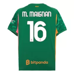 Levné Mužský Fotbalový Dres AC Milán M. Maignan 16 Brankářské 2025-26 Zelená Levné Mužský Fotbalový Dres AC Milán M. Maignan 16 Brankářské 2025-26 Zelená