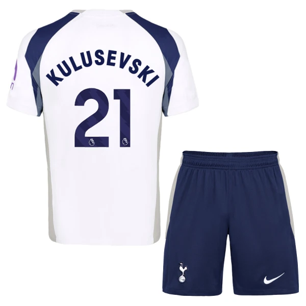 Levné Dětský Fotbalový Dres Tottenham Hotspur Kulusevski 21 Domácí 2025-26 Levné Dětský Fotbalový Dres Tottenham Hotspur Kulusevski 21 Domácí 2025-26