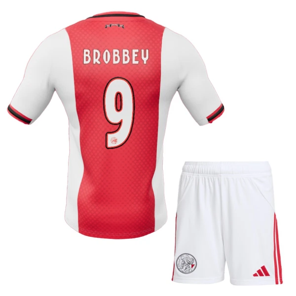 Levné Dětský Fotbalový Dres Ajax Amsterdam Brobbey 9 Domácí 2025-26