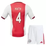 Levné Dětský Fotbalový Dres Ajax Amsterdam Hato 4 Domácí 2025-26