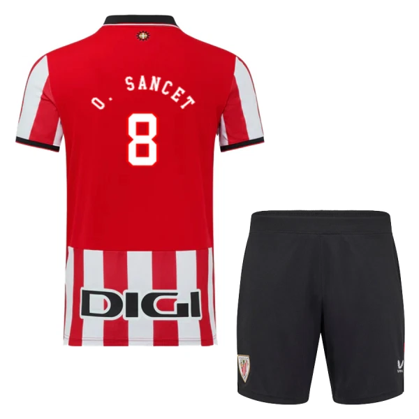 Levné Dětský Fotbalový Dres Athletic Club O. Sancet 8 Domácí 2025-26 Levné Dětský Fotbalový Dres Athletic Club O. Sancet 8 Domácí 2025-26