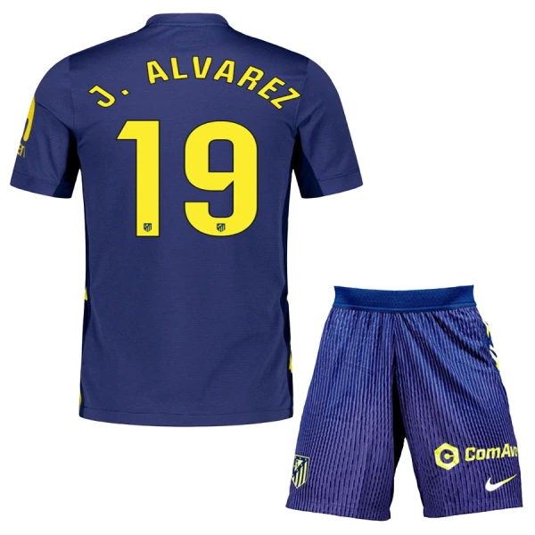 Levné Dětský Fotbalový Dres Atlético Madrid J. Alvarez 19 Venkovní 2025-26 Levné Dětský Fotbalový Dres Atlético Madrid J. Alvarez 19 Venkovní 2025-26