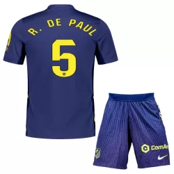 Levné Dětský Fotbalový Dres Atlético Madrid R. De Paul 5 Venkovní 2025-26 Levné Dětský Fotbalový Dres Atlético Madrid R. De Paul 5 Venkovní 2025-26