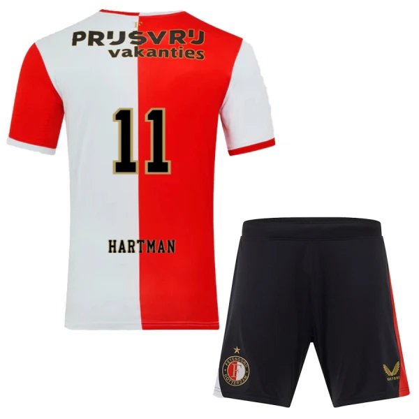 Levné Dětský Fotbalový Dres Feyenoord Hartman 11 Domácí 2025-26 Levné Dětský Fotbalový Dres Feyenoord Hartman 11 Domácí 2025-26