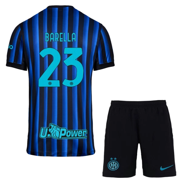 Levné Dětský Fotbalový Dres Inter Milán Barella 23 Domácí 2025-26 Levné Dětský Fotbalový Dres Inter Milán Barella 23 Domácí 2025-26
