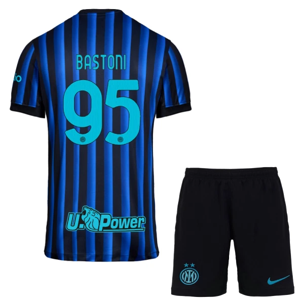 Levné Dětský Fotbalový Dres Inter Milán Bastoni 95 Domácí 2025-26 Levné Dětský Fotbalový Dres Inter Milán Bastoni 95 Domácí 2025-26