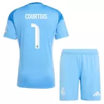 Levné Dětský Fotbalový Dres Real Madrid Courtois 1 Brankářské 2025-26