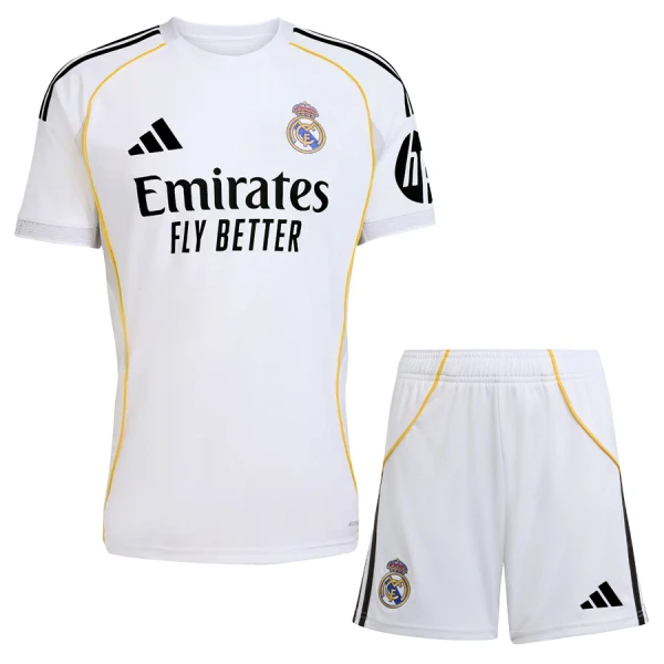 Levné Dětský Fotbalový Dres Real Madrid Domácí 2025-26 Levné Dětský Fotbalový Dres Real Madrid Domácí 2025-26