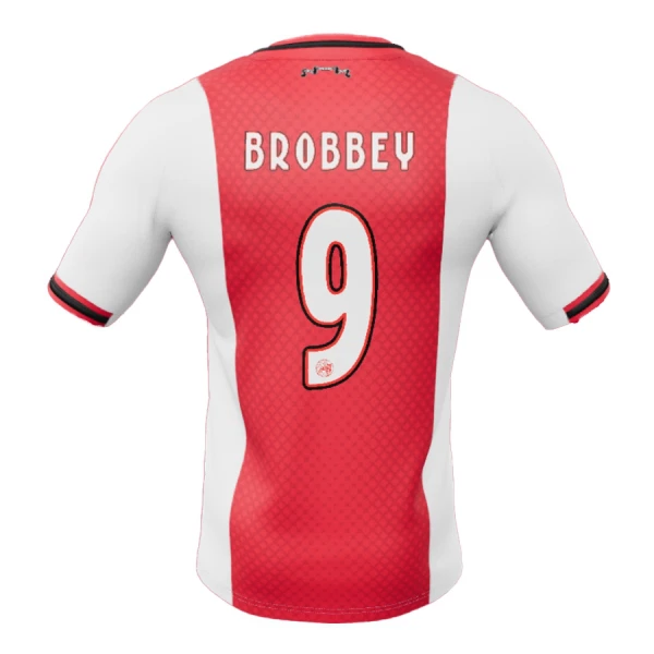 Levné Mužský Fotbalový Dres Ajax Amsterdam Brobbey 9 Domácí 2025-26 Levné Mužský Fotbalový Dres Ajax Amsterdam Brobbey 9 Domácí 2025-26