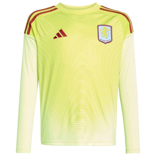 Levné Mužský Fotbalový Dres Aston Villa Brankářské 2025-26 Dlouhý Rukáv