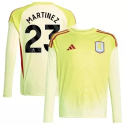 Levné Mužský Fotbalový Dres Aston Villa Emiliano Martinez 23 Brankářské 2025-26 Dlouhý Rukáv Levné Mužský Fotbalový Dres Aston Villa Emiliano Martinez 23 Brankářské 2025-26 Dlouhý Rukáv