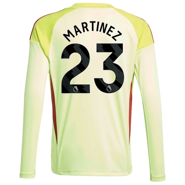 Levné Mužský Fotbalový Dres Aston Villa Emiliano Martinez 23 Brankářské 2025-26 Dlouhý Rukáv