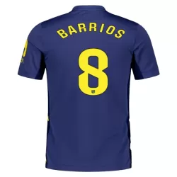 Levné Mužský Fotbalový Dres Atlético Madrid Barrios 8 Venkovní 2025-26 Levné Mužský Fotbalový Dres Atlético Madrid Barrios 8 Venkovní 2025-26