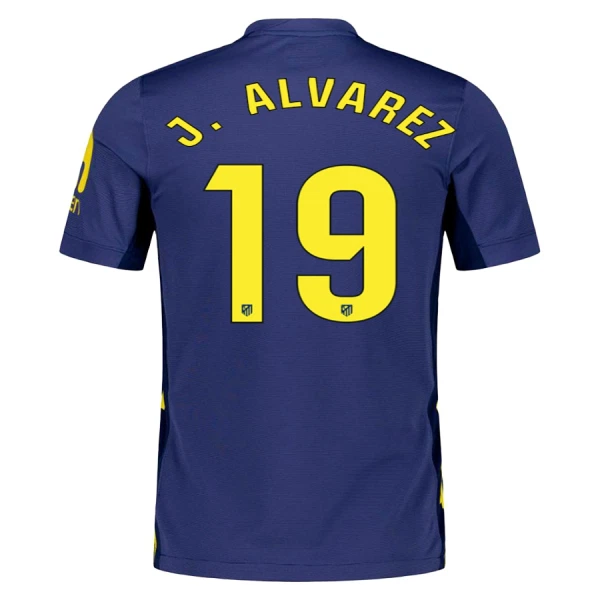 Levné Mužský Fotbalový Dres Atlético Madrid J. Alvarez 19 Venkovní 2025-26 Levné Mužský Fotbalový Dres Atlético Madrid J. Alvarez 19 Venkovní 2025-26