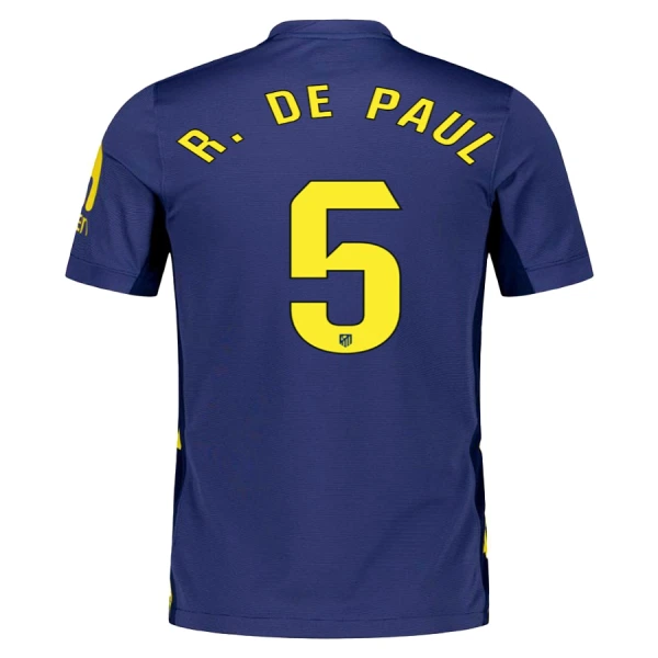 Levné Mužský Fotbalový Dres Atlético Madrid R. De Paul 5 Venkovní 2025-26 Levné Mužský Fotbalový Dres Atlético Madrid R. De Paul 5 Venkovní 2025-26