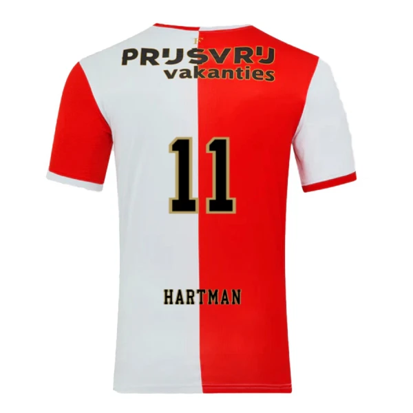 Levné Mužský Fotbalový Dres Feyenoord Hartman 11 Domácí 2025-26 Levné Mužský Fotbalový Dres Feyenoord Hartman 11 Domácí 2025-26