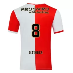 Levné Mužský Fotbalový Dres Feyenoord Q. Timber 8 Domácí 2025-26 Levné Mužský Fotbalový Dres Feyenoord Q. Timber 8 Domácí 2025-26