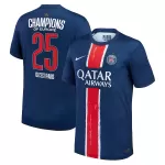 Levné Mužský Fotbalový Dres Paris Saint-Germain 1 Star Champions of Europe Domácí 2024-25