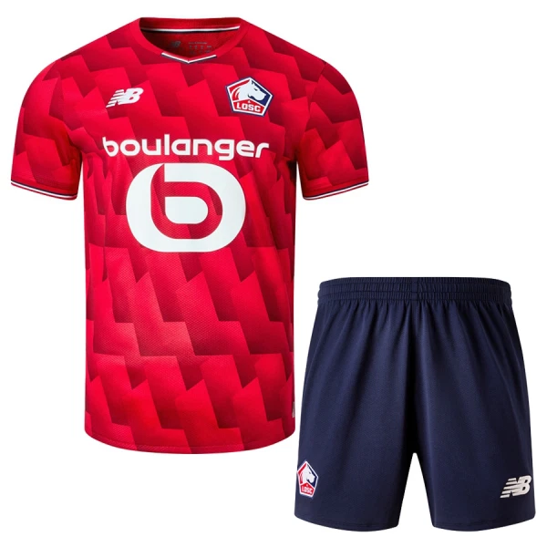 Levné Dětský Fotbalový Dres Lille OSC Domácí 2025-26 Levné Dětský Fotbalový Dres Lille OSC Domácí 2025-26