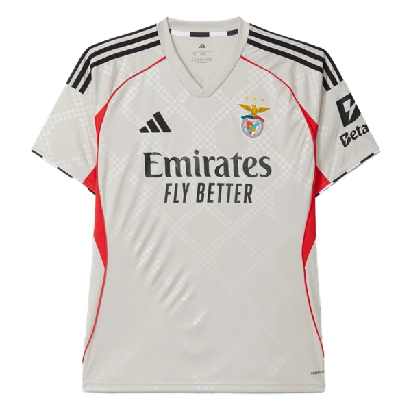 Levné Mužský Fotbalový Dres Benfica Lisabon Venkovní 2025-26 Levné Mužský Fotbalový Dres Benfica Lisabon Venkovní 2025-26