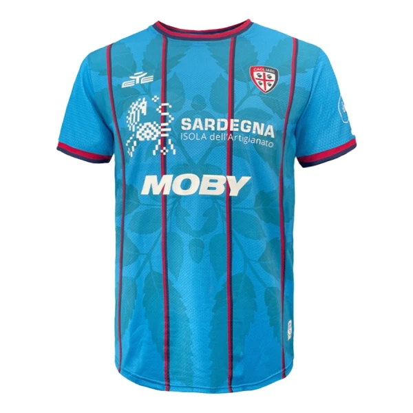 Levné Mužský Fotbalový Dres Cagliari Calcio Alternativní 2025-26 Levné Mužský Fotbalový Dres Cagliari Calcio Alternativní 2025-26