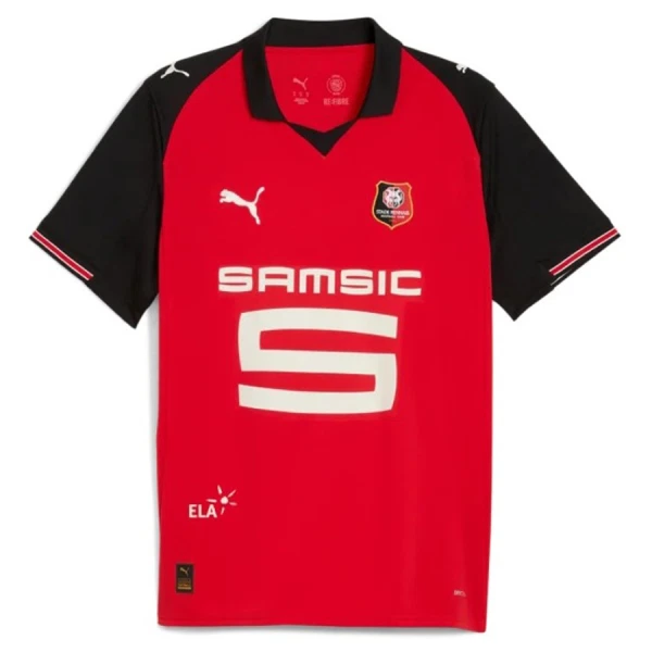 Levné Mužský Fotbalový Dres Stade Rennais Domácí 2025-26 Levné Mužský Fotbalový Dres Stade Rennais Domácí 2025-26