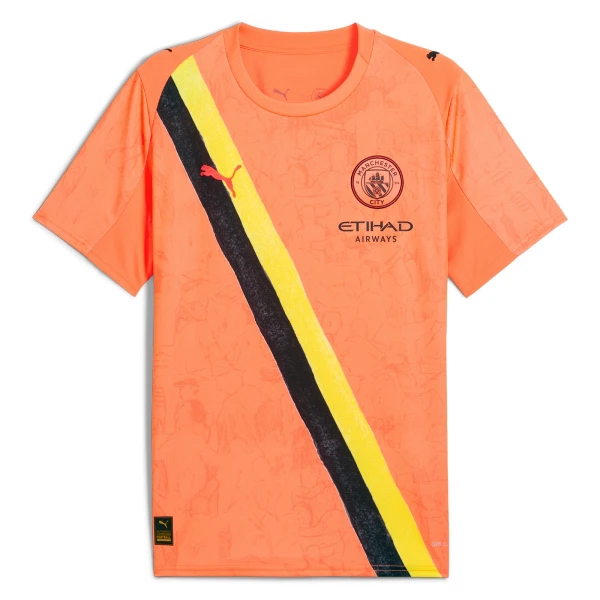Levné Mužský Fotbalový Dres Manchester City KidSuper Brankářské 2025-26 Levné Mužský Fotbalový Dres Manchester City KidSuper Brankářské 2025-26