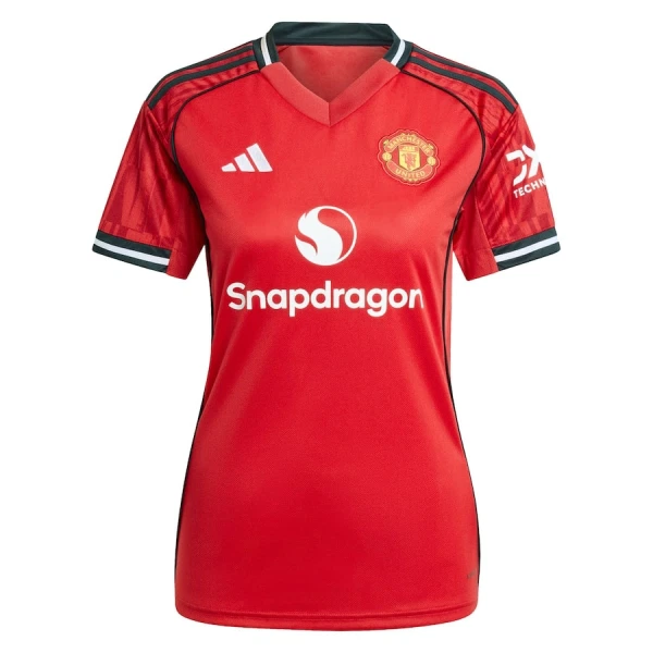 Levné Dámský Fotbalový Dres Manchester United Domácí 2025-26 Levné Dámský Fotbalový Dres Manchester United Domácí 2025-26
