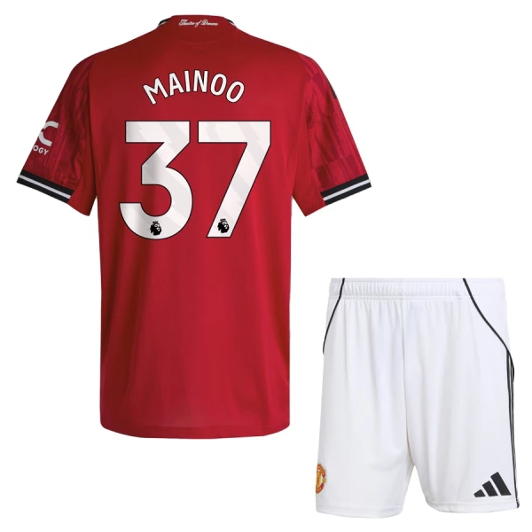 Levné Dětský Fotbalový Dres Manchester United Mainoo 37 Domácí 2025-26 Levné Dětský Fotbalový Dres Manchester United Mainoo 37 Domácí 2025-26