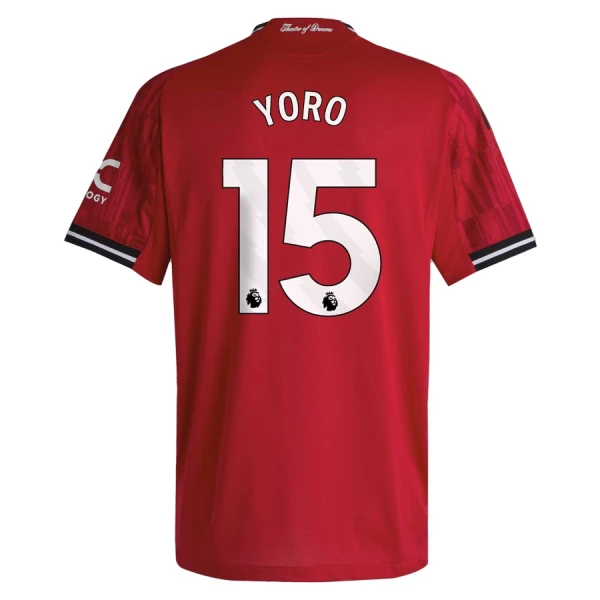 Levné Dětský Fotbalový Dres Manchester United Yoro 15 Domácí 2025-26