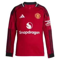 Levné Mužský Fotbalový Dres Manchester United Domácí 2025-26 Dlouhý Rukáv Levné Mužský Fotbalový Dres Manchester United Domácí 2025-26 Dlouhý Rukáv