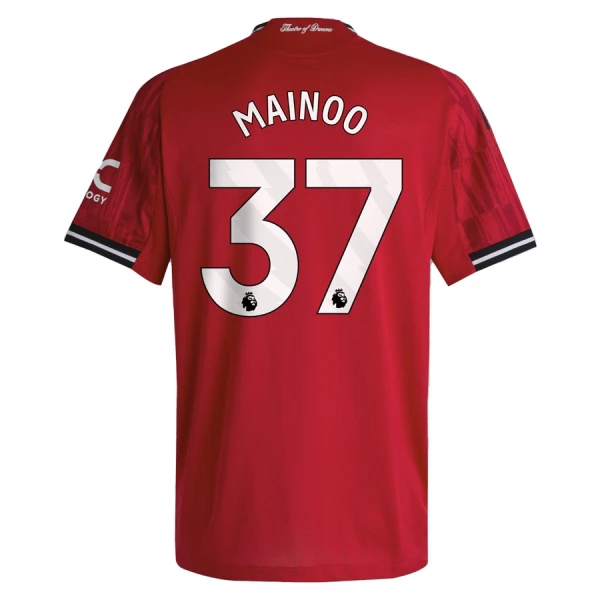 Levné Mužský Fotbalový Dres Manchester United Mainoo 37 Domácí 2025-26 Levné Mužský Fotbalový Dres Manchester United Mainoo 37 Domácí 2025-26