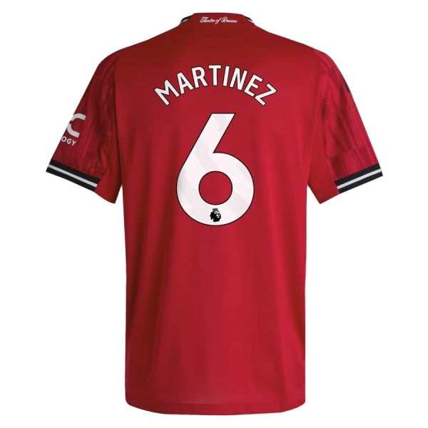 Levné Mužský Fotbalový Dres Manchester United Martinez 6 Domácí 2025-26 Levné Mužský Fotbalový Dres Manchester United Martinez 6 Domácí 2025-26
