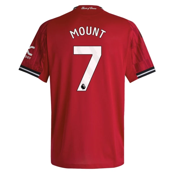 Levné Mužský Fotbalový Dres Manchester United Mount 7 Domácí 2025-26 Levné Mužský Fotbalový Dres Manchester United Mount 7 Domácí 2025-26