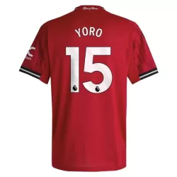 Levné Mužský Fotbalový Dres Manchester United Yoro 15 Domácí 2025-26 Levné Mužský Fotbalový Dres Manchester United Yoro 15 Domácí 2025-26