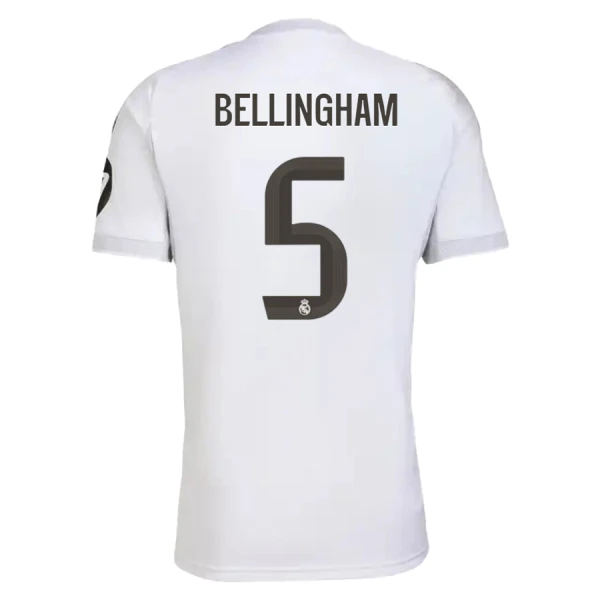 Levné Dětský Fotbalový Dres Real Madrid Bellingham 5 Domácí 2025-26