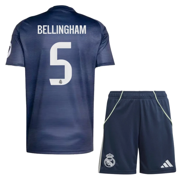 Levné Dětský Fotbalový Dres Real Madrid Bellingham 5 Venkovní 2025-26 Levné Dětský Fotbalový Dres Real Madrid Bellingham 5 Venkovní 2025-26