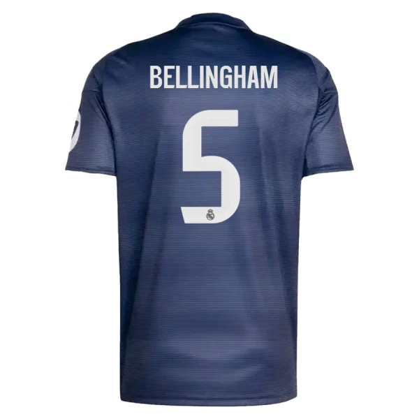 Levné Dětský Fotbalový Dres Real Madrid Bellingham 5 Venkovní 2025-26